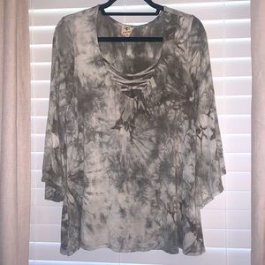 Boutique tie-dye blouse